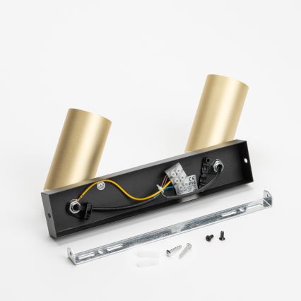 Brilagi - LED RGBW stmievateľné bodové svietidlo SELE GOLDEN 2xGU10/6,5W/230V 2700-6500K čierna/zlatá