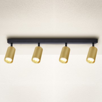Brilagi - LED stmievateľné bodové svietidlo SELE GOLDEN 4xGU10/6,5W/230V 2700-6500K čierna/zlatá