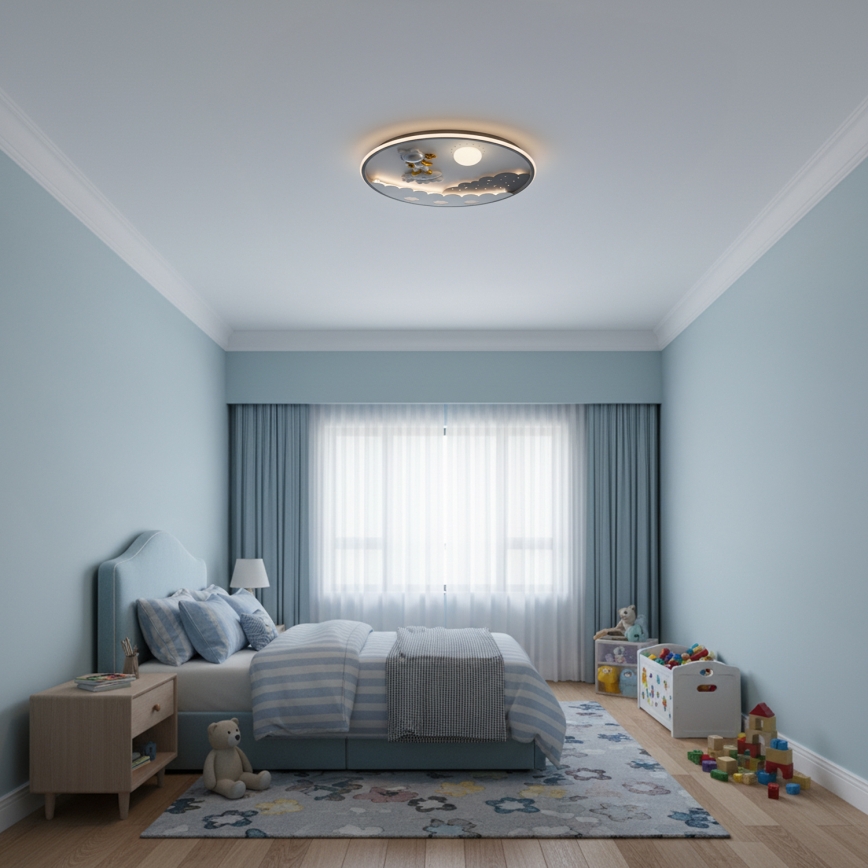 Brilagi - stmievateľné detské stropné svietidlo ASTRO LED/68W/230V 3000-6000K priemer 49 cm + diaľkové ovládanie