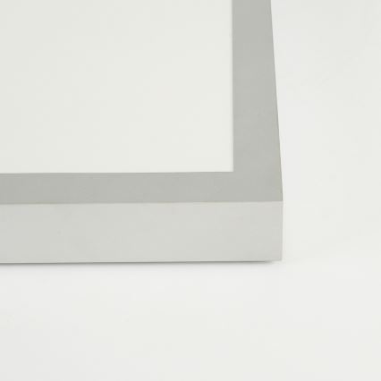 Brilagi - LED Stmievateľné kúpeľňové stropné svietidlo FRAME SMART LED/50W/230V 120x30 cm 3000-6000K IP44 strieborné + diaľkové ovládanie