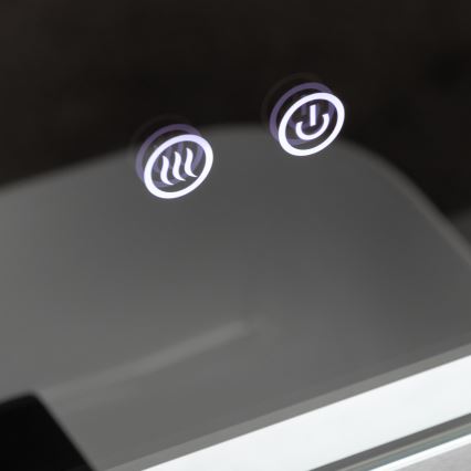 Brilagi - LED kúpeľňové vyhrievané zrkadlo BELLA LED/16W/230V 60x60 cm IP44 CRI 90 stmievateľné + CCT