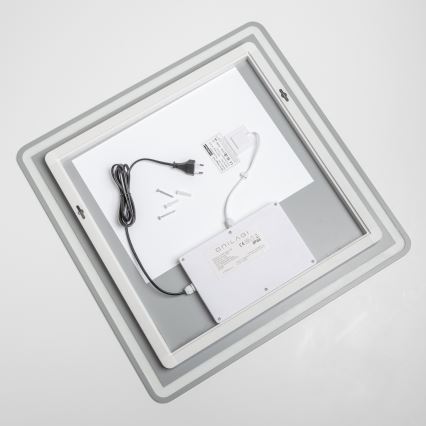 Brilagi - LED kúpeľňové vyhrievané zrkadlo BELLA LED/16W/230V 60x60 cm IP44 CRI 90 stmievateľné + CCT