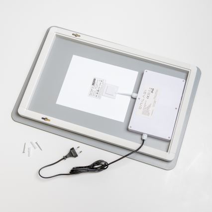 Brilagi - LED kúpeľňové vyhrievané zrkadlo DIANA LED/13W/230V 60x40 cm IP44 CRI 90 stmievateľné + CCT