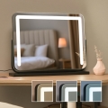 BRILAGI - LED stmievateľné make-up zrkadlo CALIFORNIA LED/22W/230V 3000/4000/6500K 58x43 cm čierne