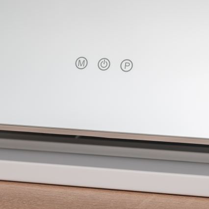 BRILAGI - Stmievateľné LED make-up zrkadlo CALIFORNIA LED/22W/230V 3000/4000/6500K 58x43 cm biele