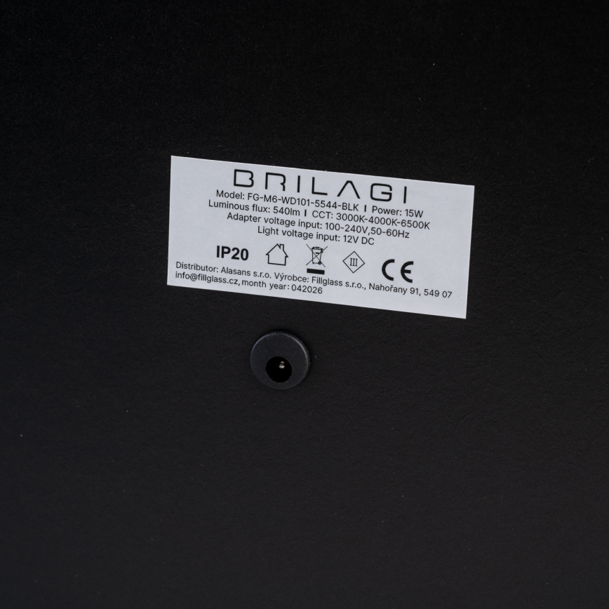 BRILAGI - Stmievateľné LED make-up zrkadlo CALIFORNIA LED/22W/230V 3000/4000/6500K 58x43 cm biele