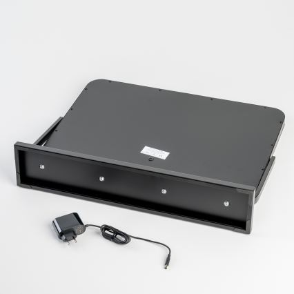 BRILAGI - LED stmievateľné make-up zrkadlo CALIFORNIA LED/22W/230V 3000/4000/6500K 58x43 cm čierne