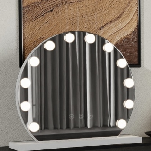 Brilagi - LED stmievateľné make-up zrkadlo HOLLYWOOD LED/12W/230V 3000/4000/6500K