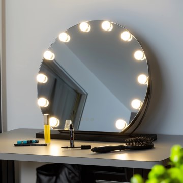 Brilagi - LED stmievateľné make-up zrkadlo HOLLYWOOD LED/12W/230V 3000/4000/6500K