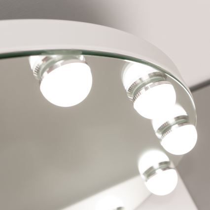 Brilagi - LED stmievateľné make-up zrkadlo HOLLYWOOD LED/12W/230V 3000/4000/6500K