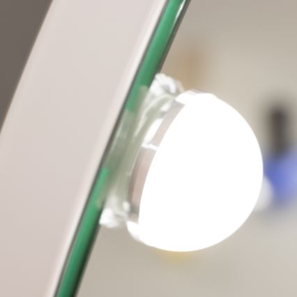 Brilagi - LED stmievateľné make-up zrkadlo HOLLYWOOD LED/12W/230V 3000/4000/6500K