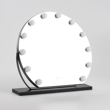 Brilagi - LED stmievateľné make-up zrkadlo HOLLYWOOD LED/12W/230V 3000/4000/6500K