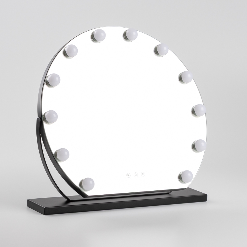 Brilagi - LED stmievateľné make-up zrkadlo HOLLYWOOD LED/12W/230V 3000/4000/6500K