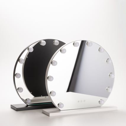 Brilagi - LED stmievateľné make-up zrkadlo HOLLYWOOD LED/12W/230V 3000/4000/6500K