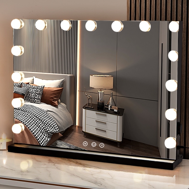 Brilagi - LED Stmievateľné make-up zrkadlo HOLLYWOOD LED/15W/230V 3000/4000/6500K