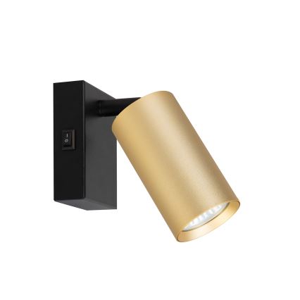 Brilagi - LED RGBW stmievateľné nástenné bodové svietidlo SELE 1xGU10/6,5W/230V 2700-6500K čierna/zlatá