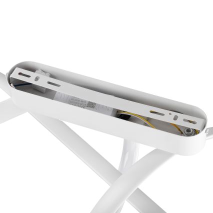 Brilagi - LED Stmievateľný prisadený luster TWISTER LED/60W/230V 3000-6000K biela + diaľkové ovládanie