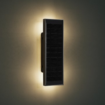 Brilagi - LED stmievateľné solárne nástenné svietidlo SUN LED/2,5W/3,7V 30 cm 2000 mAh IP44