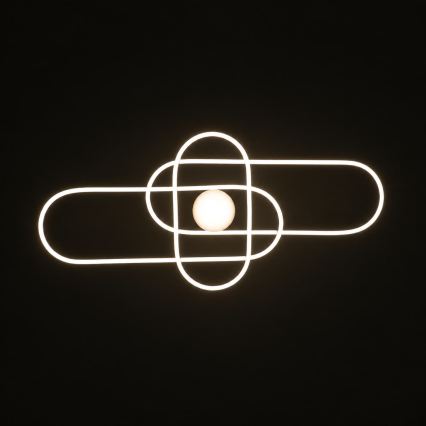 BRILAGI - Stmievateľné LED stropné svietidlo APOLLO LED/58W/230V 3000-6500K 43,2x101,2 cm matný chróm + diaľkové ovládanie