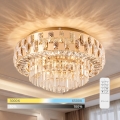 BRILAGI - LED stmievateľné stropné svietidlo AURELIA LED/45W/230V 3000-6000K pr. 50 cm zlatá + diaľkové ovládanie