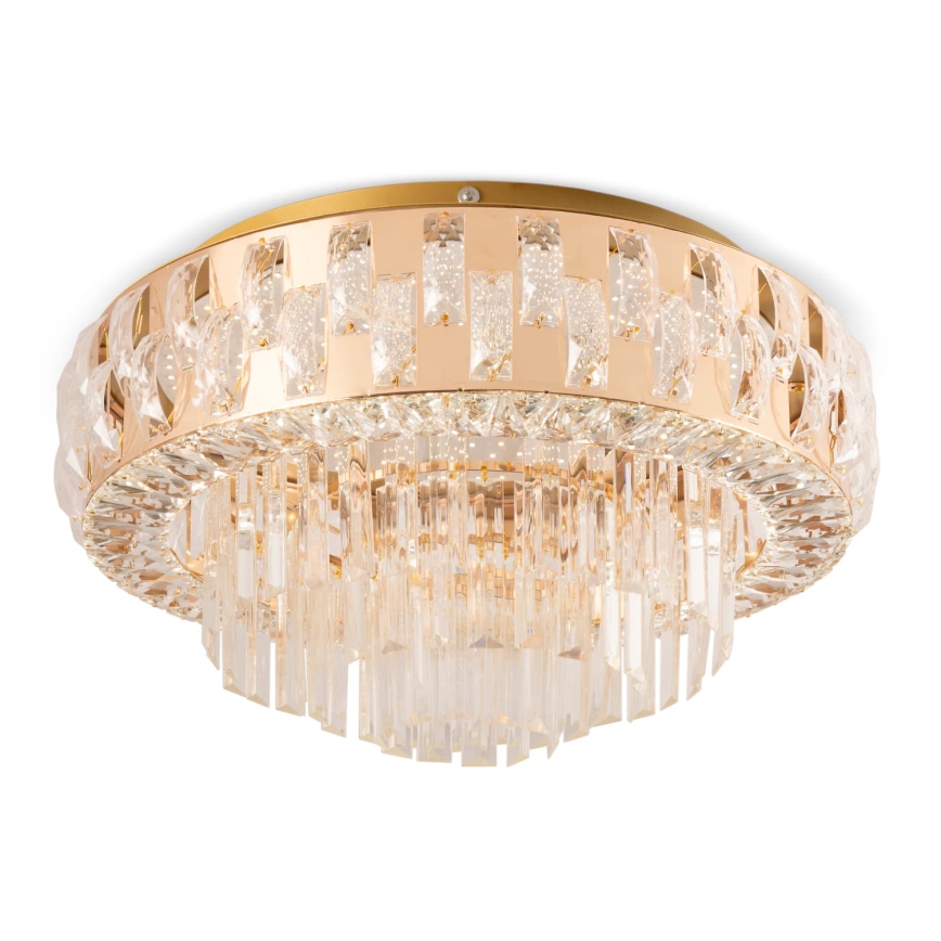 BRILAGI - LED stmievateľné stropné svietidlo AURELIA LED/45W/230V 3000-6000K pr. 50 cm zlatá + diaľkové ovládanie