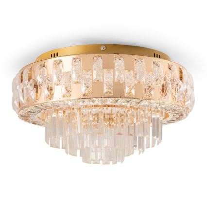 BRILAGI - LED stmievateľné stropné svietidlo AURELIA LED/45W/230V 3000-6000K pr. 50 cm zlatá + diaľkové ovládanie