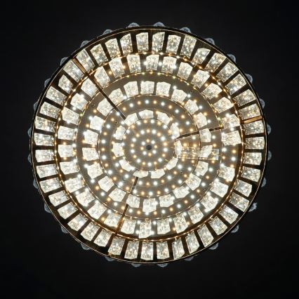 BRILAGI - LED stmievateľné stropné svietidlo AURELIA LED/45W/230V 3000-6000K pr. 50 cm zlatá + diaľkové ovládanie