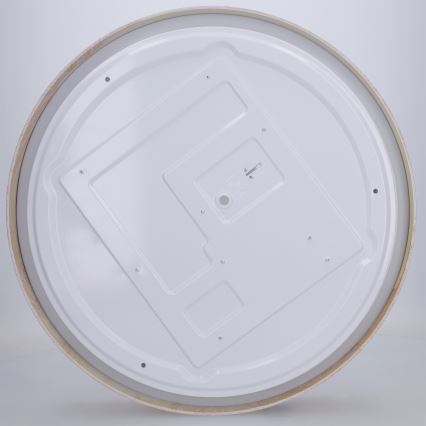 Brilagi - LED Stmievateľné stropné svietidlo COCI LED/48W/230V 3000-6500K priemer 39 cm drevený dekor/čierna + diaľkové ovládanie