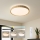 Brilagi - LED stmievateľné stropné svietidlo CORVO LED/72W/230V 3000-6000K drevený dekor pr. 50 cm + diaľkové ovládanie