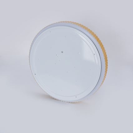 Brilagi - LED stmievateľné stropné svietidlo CORVO LED/72W/230V 3000-6000K drevený dekor pr. 50 cm + diaľkové ovládanie
