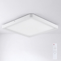 Brilagi - LED stmievateľné stropné svietidlo ESTELA SQUARE LED/36W/230V 3000-6500K 31x31 cm biela + diaľkové ovládanie