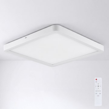 Brilagi - LED stmievateľné stropné svietidlo ESTELA SQUARE LED/36W/230V 3000-6500K 31x31 cm biela + diaľkové ovládanie