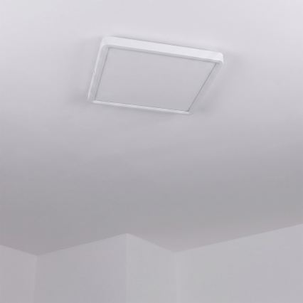 Brilagi - LED stmievateľné stropné svietidlo ESTELA SQUARE LED/36W/230V 3000-6500K 31x31 cm biela + diaľkové ovládanie
