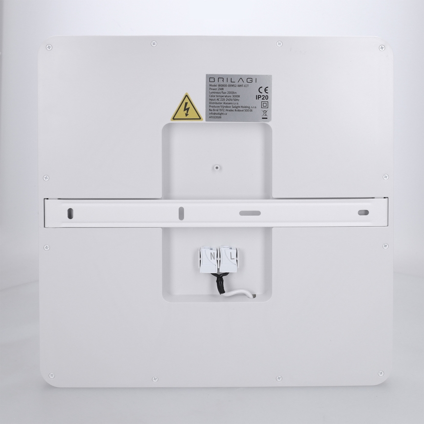 Brilagi - LED stmievateľné stropné svietidlo ESTELA SQUARE LED/36W/230V 3000-6500K 31x31 cm biela + diaľkové ovládanie
