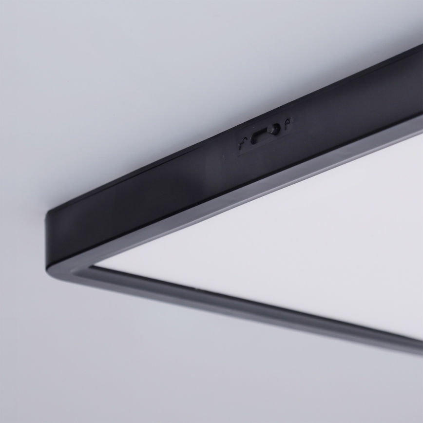 Brilagi - LED stmievateľné stropné svietidlo ESTELA SQUARE LED/36W/230V 3000-6500K 31x31 cm čierna + diaľkové ovládanie