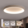 BRILAGI - LED Stmievateľné stropné svietidlo FALCON II LED/108W/230V 3000-6500K pr. 80 cm biela/béžová + diaľkové ovládanie