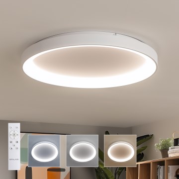 Brilagi - LED stmievateľné stropné svietidlo FALCON II LED/108W/230V 3000-6500K pr. 80 cm biela + diaľkové ovládanie