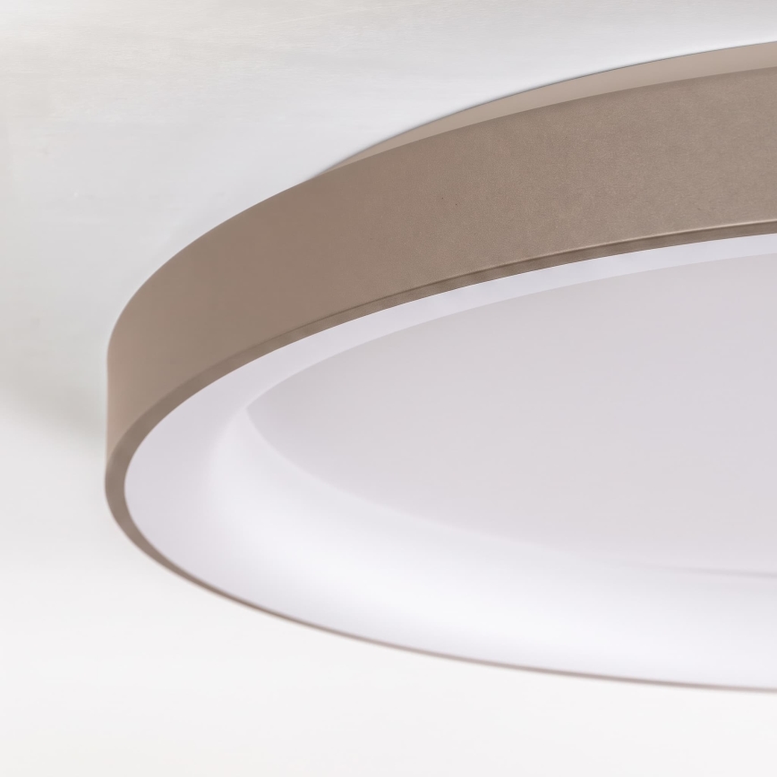 BRILAGI - LED Stmievateľné stropné svietidlo FALCON II LED/108W/230V 3000-6500K pr. 80 cm biela/béžová + diaľkové ovládanie