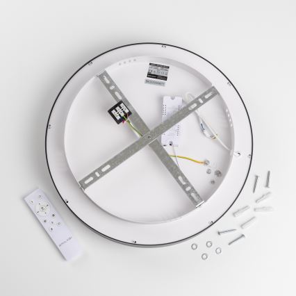 Brilagi - LED stmievateľné stropné svietidlo FALCON II LED/67W/230V 3000-6500K pr. 40 cm čierna + diaľkové ovládanie