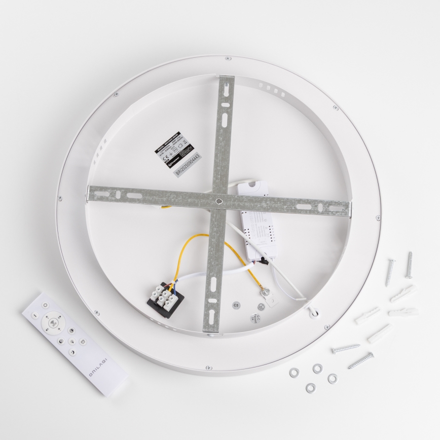 Brilagi - LED stmievateľné stropné svietidlo FALCON II LED/67W/230V 3000-6500K priemer 40 cm biela + diaľkové ovládanie