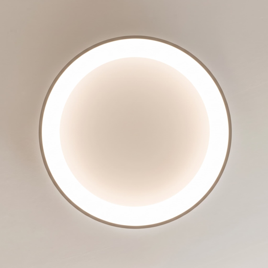 BRILAGI - LED zatemnjiva stropna svetilka FALCON II LED/99W/230V 3000-6500K premer 60 cm bela/bež + daljinski upravljalnik