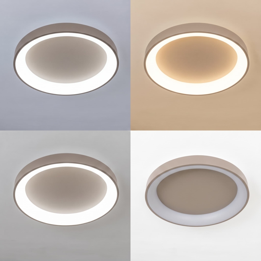 BRILAGI - LED Stmievateľné stropné svietidlo FALCON II LED/99W/230V 3000-6500K pr. 60 cm béžová + diaľkové ovládanie