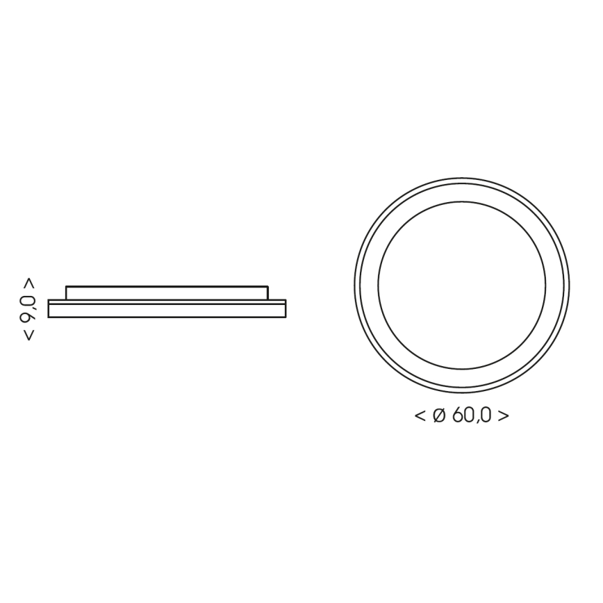 BRILAGI - LED Stmievateľné stropné svietidlo FALCON II LED/99W/230V 3000-6500K pr. 60 cm béžová + diaľkové ovládanie