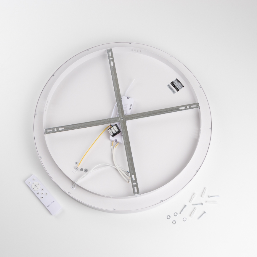 Brilagi - LED stmievateľné stropné svietidlo FALCON II LED/99W/230V 3000-6500K pr. 60 cm biela + diaľkové ovládanie