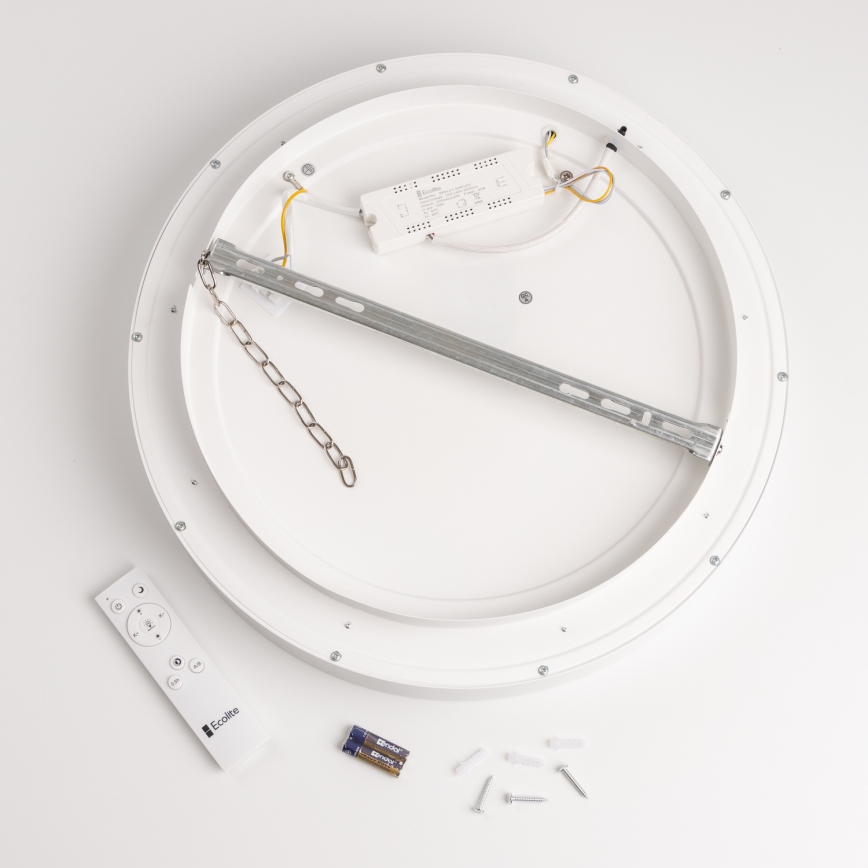 Brilagi - LED Stmievateľné stropné svietidlo FALCON LED/40W/230V 3000-6500K pr. 45 cm biela + diaľkové ovládanie
