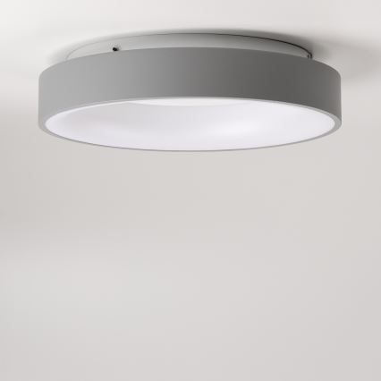 Brilagi - Stmievateľné LED stropné svietidlo FALCON LED/80W/230V 3000-6500K priemer 60 cm šedá + diaľkové ovládanie