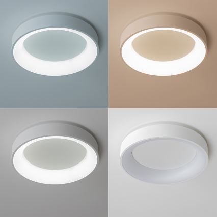 Brilagi - LED stmievateľné stropné svietidlo FALCON LED/80W/230V 3000-6500K pr. 60 cm biela + diaľkové ovládanie