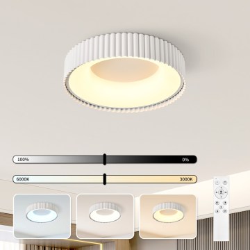 BRILAGI - LED stmievateľné stropné svietidlo FALCON MODERN LED/30W/230V 3000-6000K pr. 40 cm biela + diaľkové ovládanie