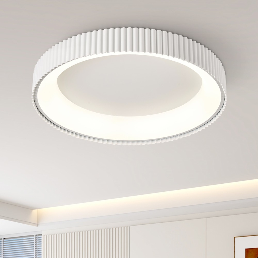 BRILAGI - stmievateľné LED stropné svietidlo FALCON MODERN LED/54W/230V 3000-6000K pr. 60 cm biela + diaľkové ovládanie
