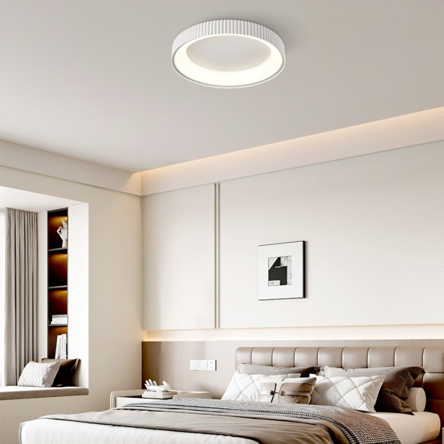 BRILAGI - stmievateľné LED stropné svietidlo FALCON MODERN LED/54W/230V 3000-6000K pr. 60 cm biela + diaľkové ovládanie